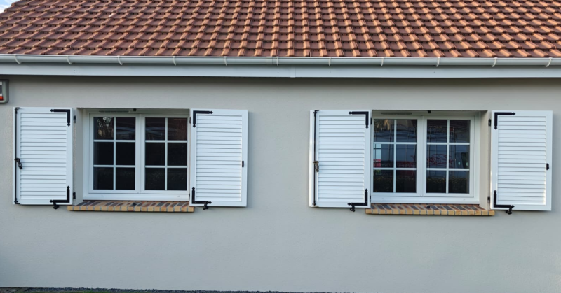 Pose de menuiseries aluminium FPEE gamme Sensation 2 sur Montivilliers