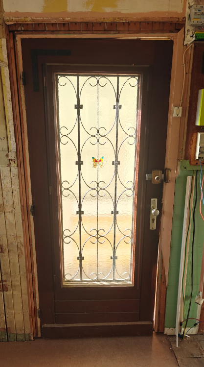 Fourniture et pose porte d’entrée PVC blanc RAL 9016 Oknoplast Le Havre