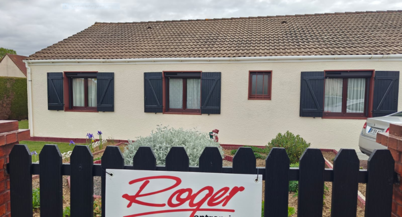 Installation de volets roulants sur mesure avec finition RAL 8019