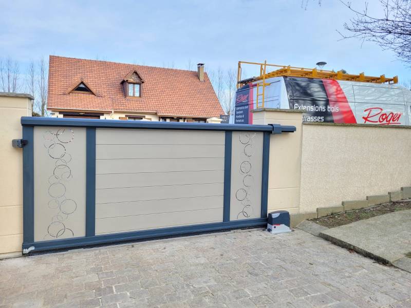 modifier son entrée avec un portail coulissant